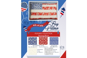 Comfy and charming - our Patriotic Pillow!