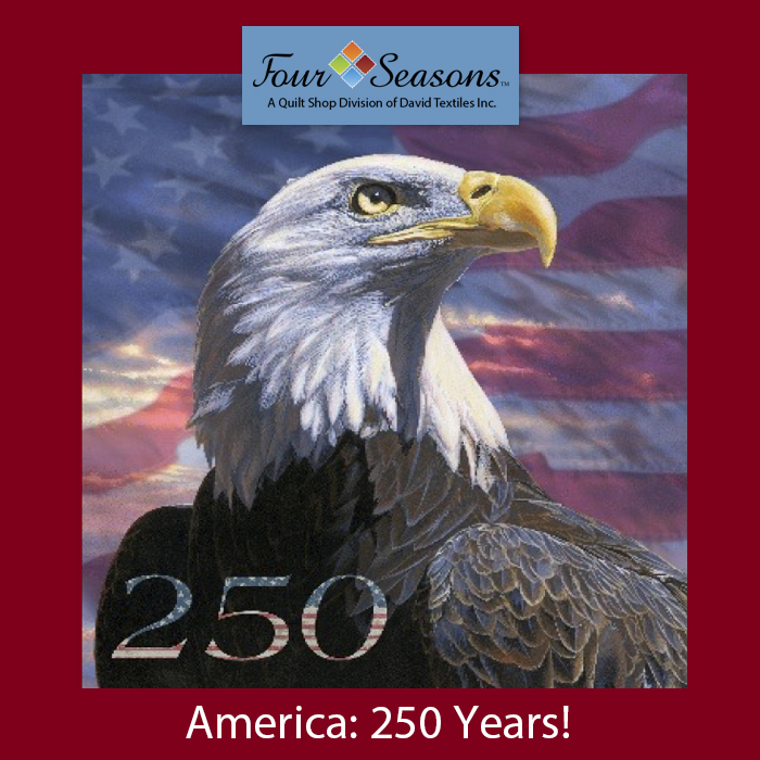 New! America: 250 Years! - Digital Cotton - Ship Date: 12/1/2025