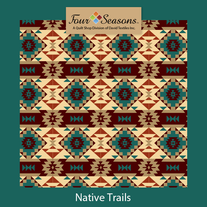 New! Native Trails - Digital Cotton