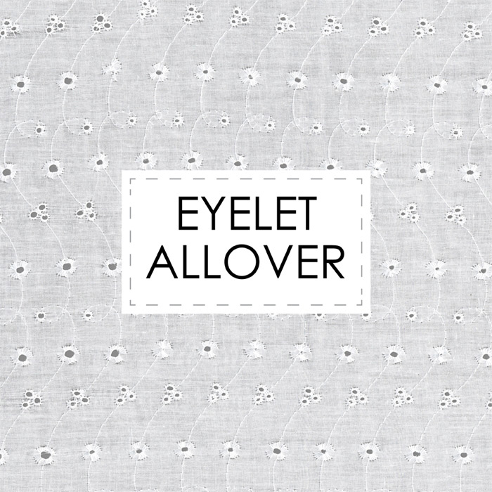Embroidered Eyelet