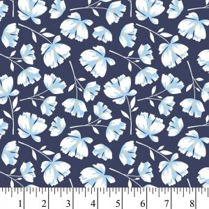 David Textiles, Inc. 42 Cotton Double-Faced Quilt Garden Bloom Sewing &  Craft Fabric, By The Yard, Multi-Color