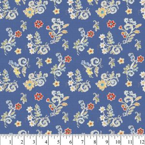 David Textiles, Inc. 42 Cotton Double-Faced Quilt Garden Bloom Sewing &  Craft Fabric, By The Yard, Multi-Color 