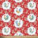 MORNING BLOOM ROOSTER RED - 1 YD PRECUTS