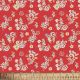 MORNING BLOOM DITSIES RED - 1 YD PRECUTS