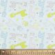 FLANNEL PRECUT BABY GIRAFFE - BLUE
