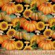 PUMPKIN & MUSHROOMS - 1YD PRECUTS