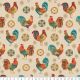 ROOSTER MEDALLION - 1 YD PRECUTS
