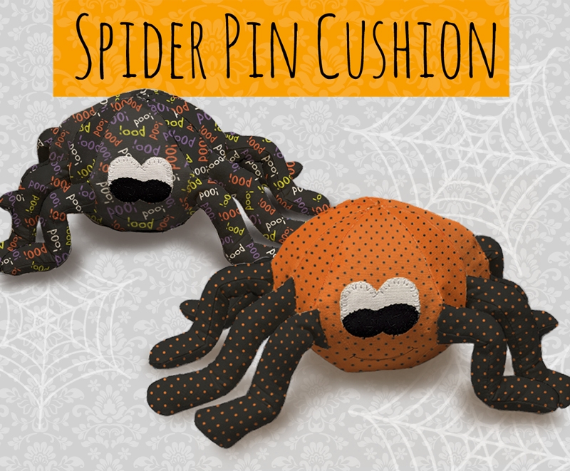 Spooky Spider Pin Cushion