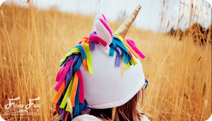 Bring Out Your Inner Unicorn With This Fun Fleece Hat!